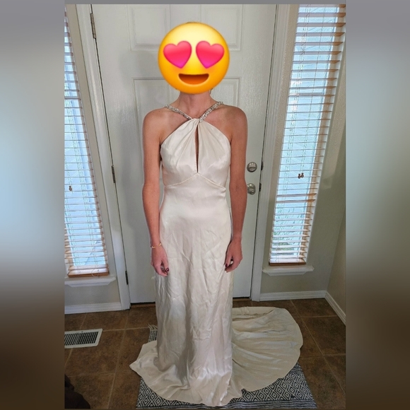 Jim Hjelm Dresses & Skirts - Vintage Jim Hjelm Silk Charmeuse Wedding Gown